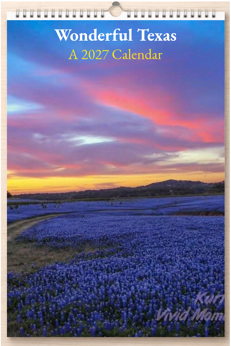 Wonderful Texas: A 2027 Calendar