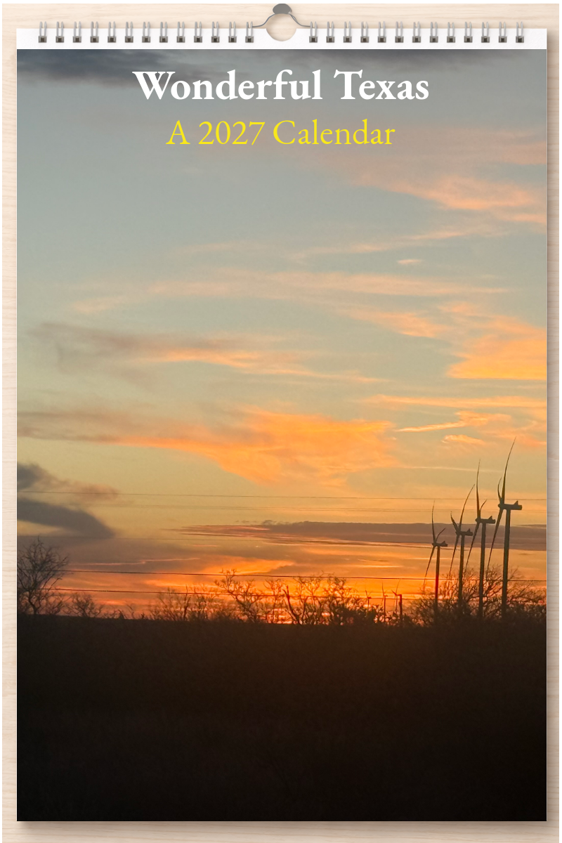 Wonderful Texas: A 2027 Calendar