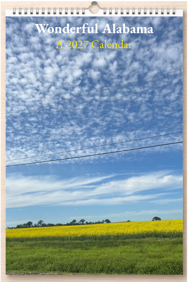 Wonderful Alabama: A 2027 Calendar