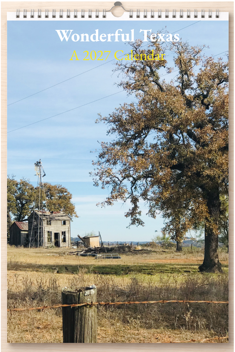 Wonderful Texas: A 2027 Calendar