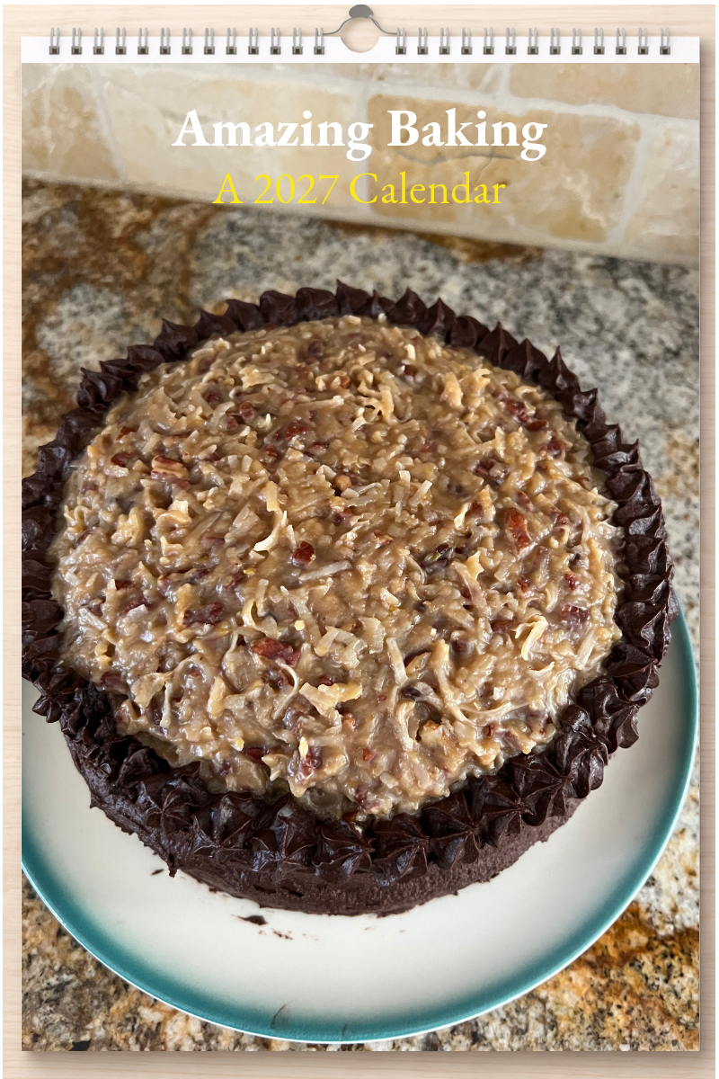 Amazing Baking: A 2027 Calendar