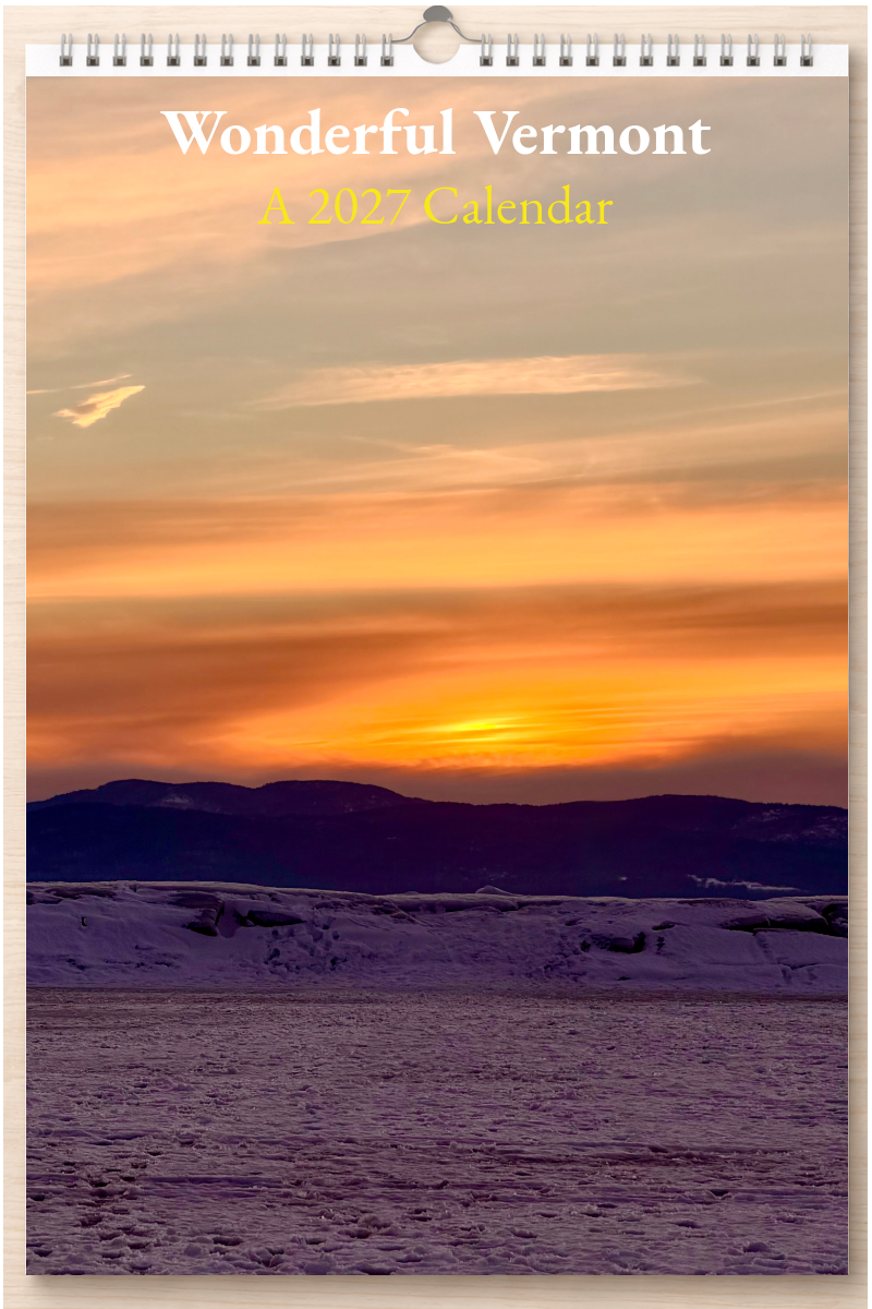 Wonderful Vermont: A 2027 Calendar