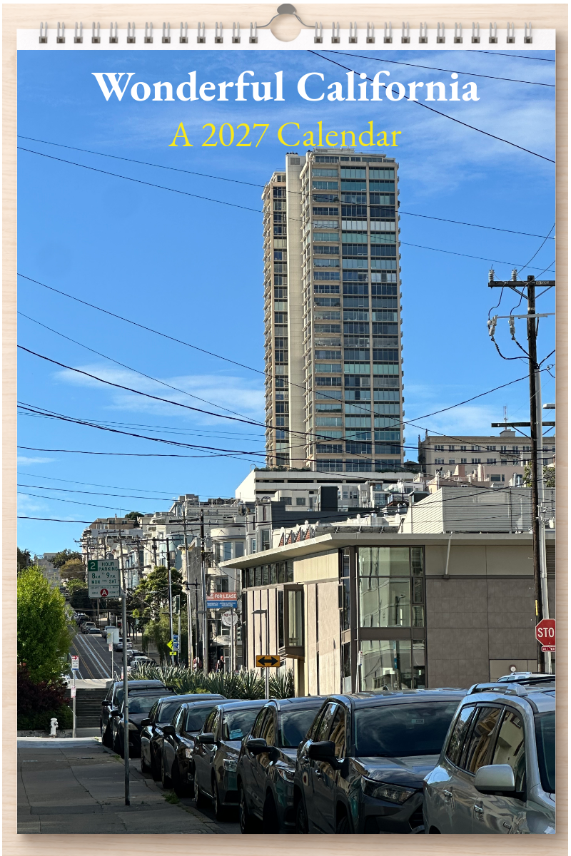 Wonderful California: A 2027 Calendar
