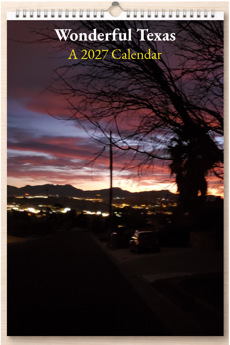 Wonderful Texas: A 2027 Calendar