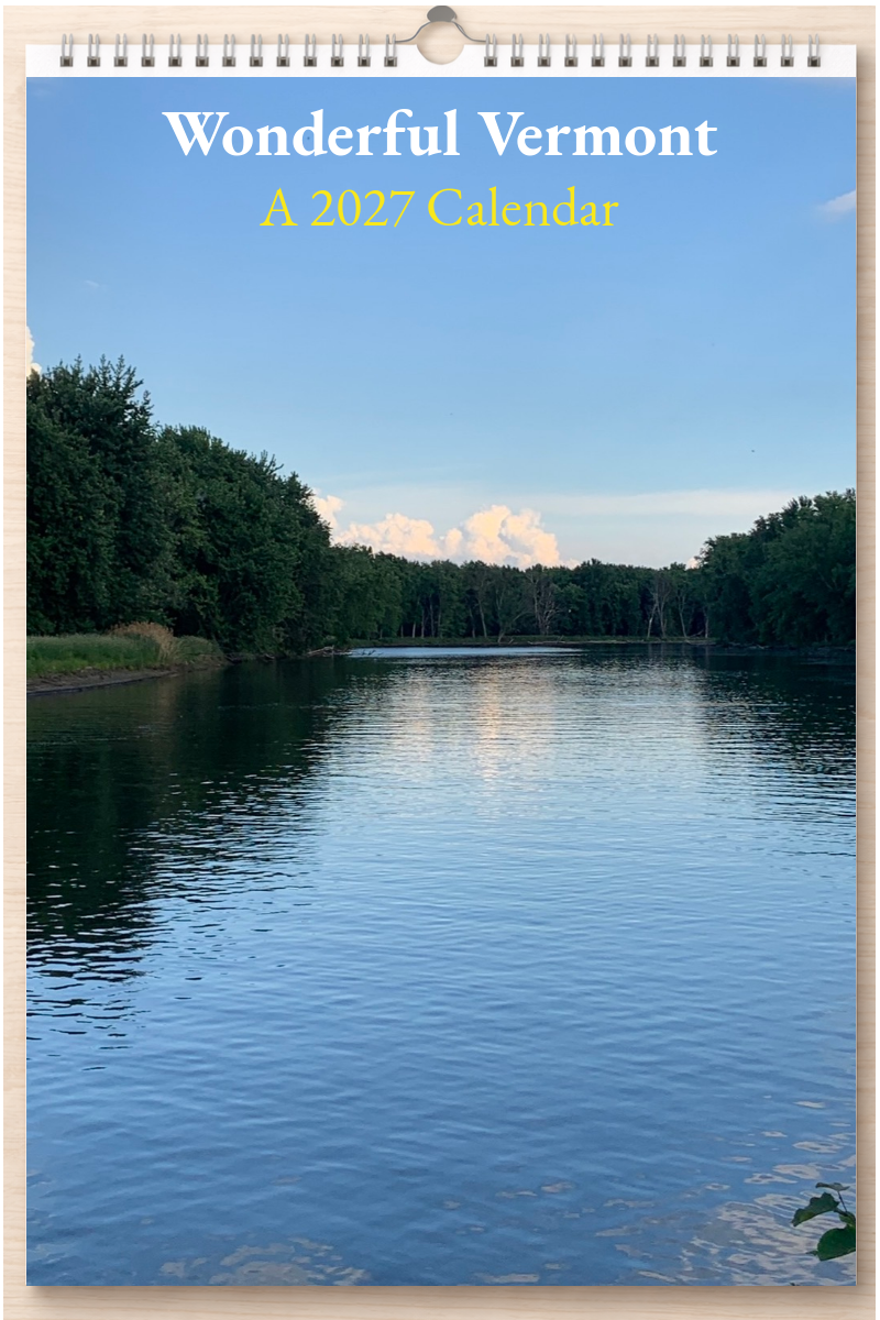 Wonderful Vermont: A 2027 Calendar