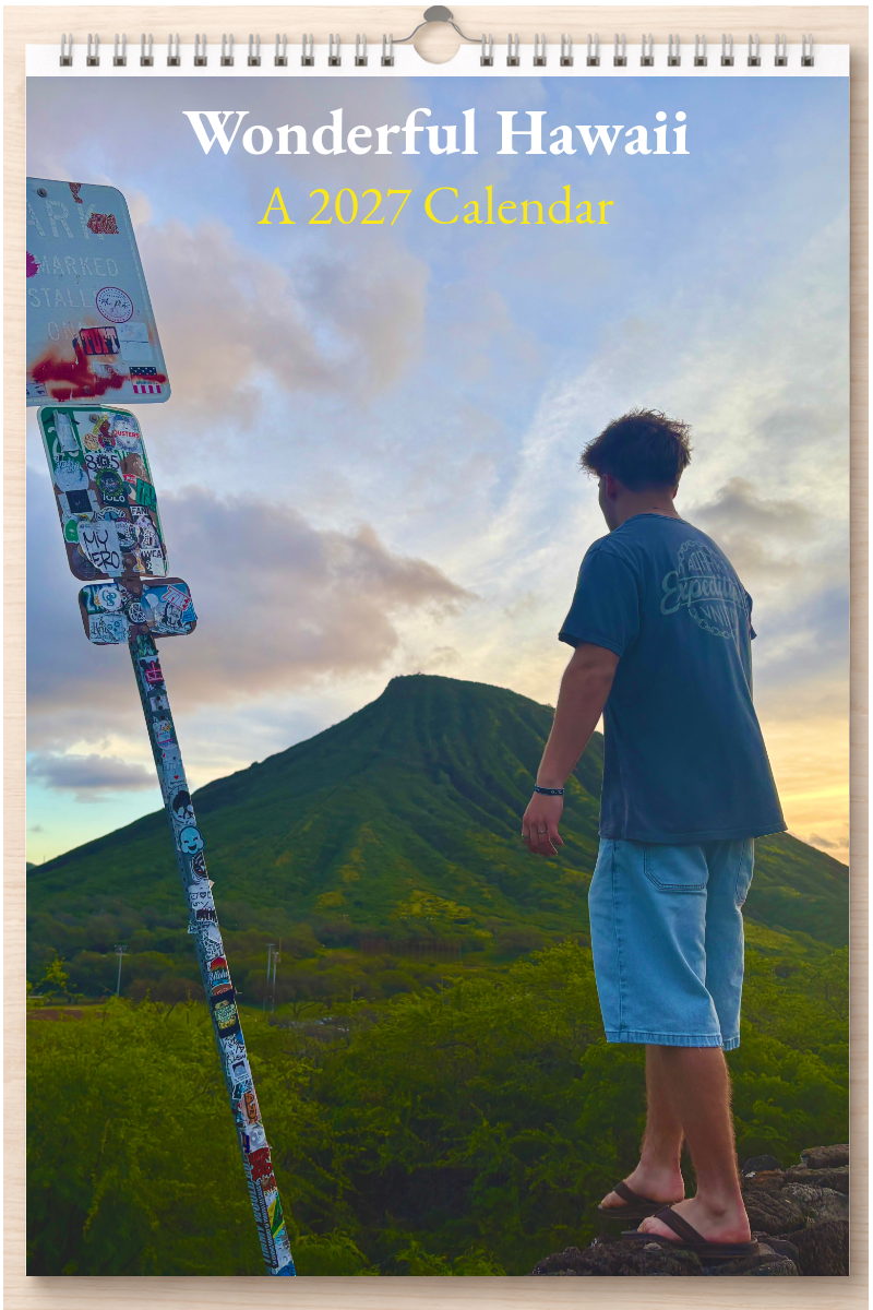 Wonderful Hawaii: A 2027 Calendar