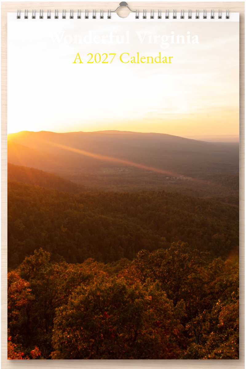 Wonderful Virginia: A 2027 Calendar