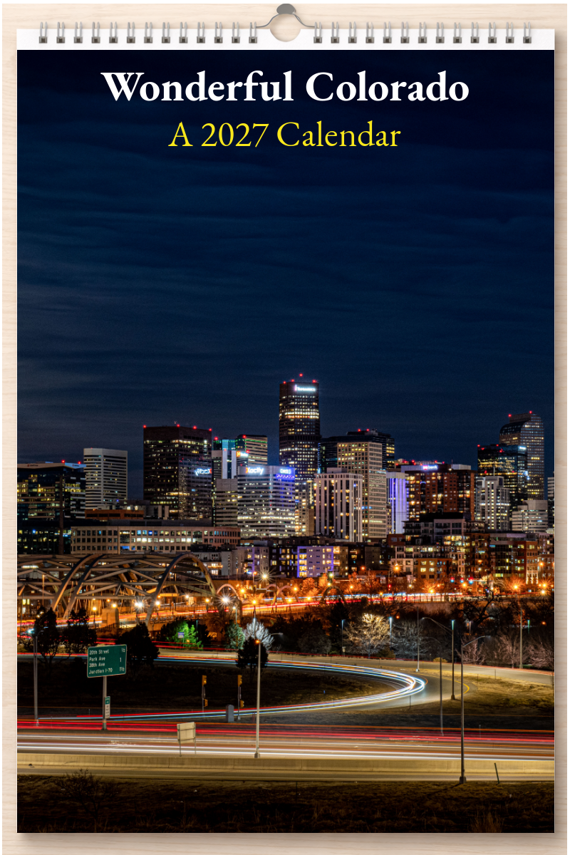 Wonderful Colorado: A 2027 Calendar