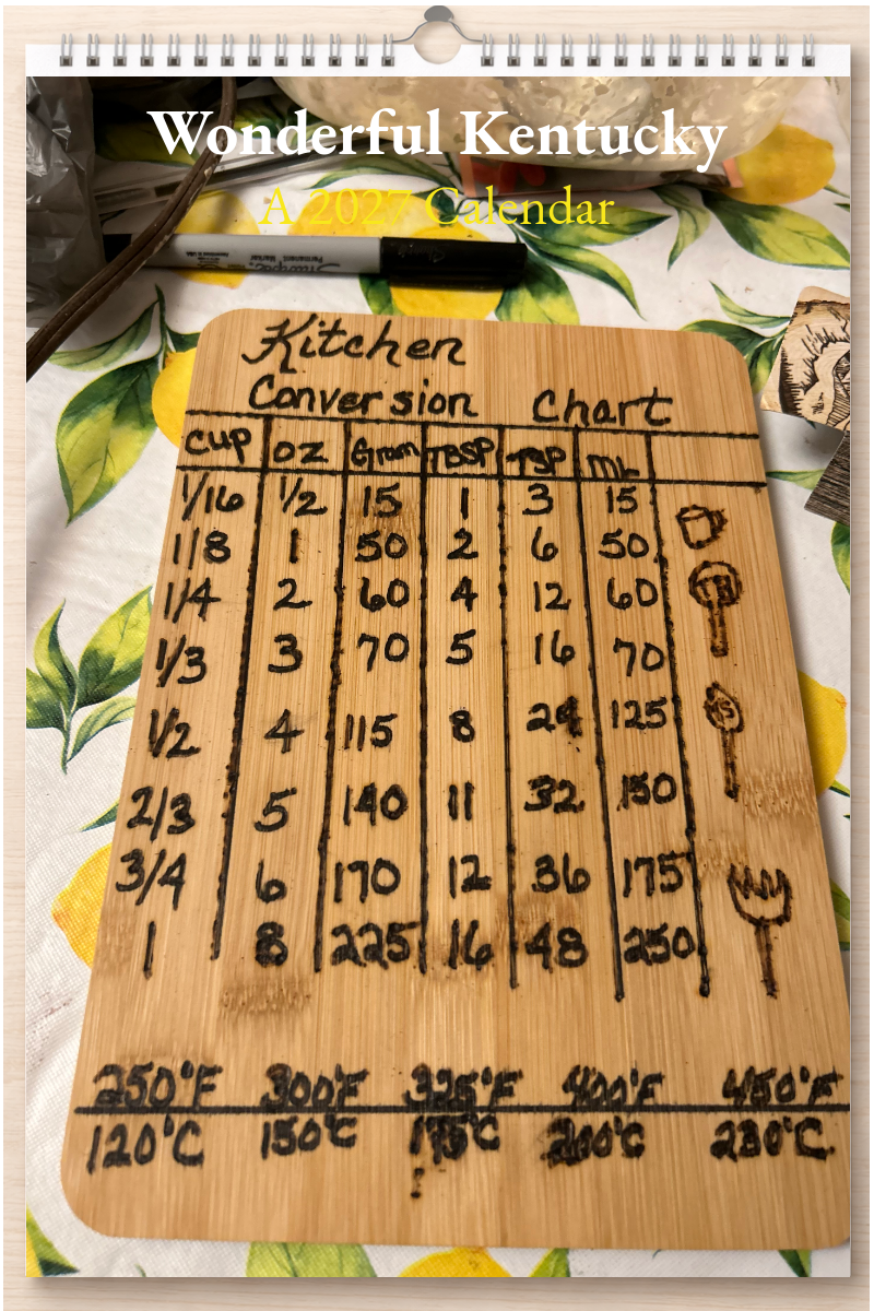 Wonderful Kentucky: A 2027 Calendar
