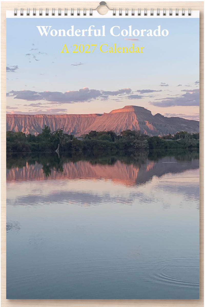 Wonderful Colorado: A 2027 Calendar