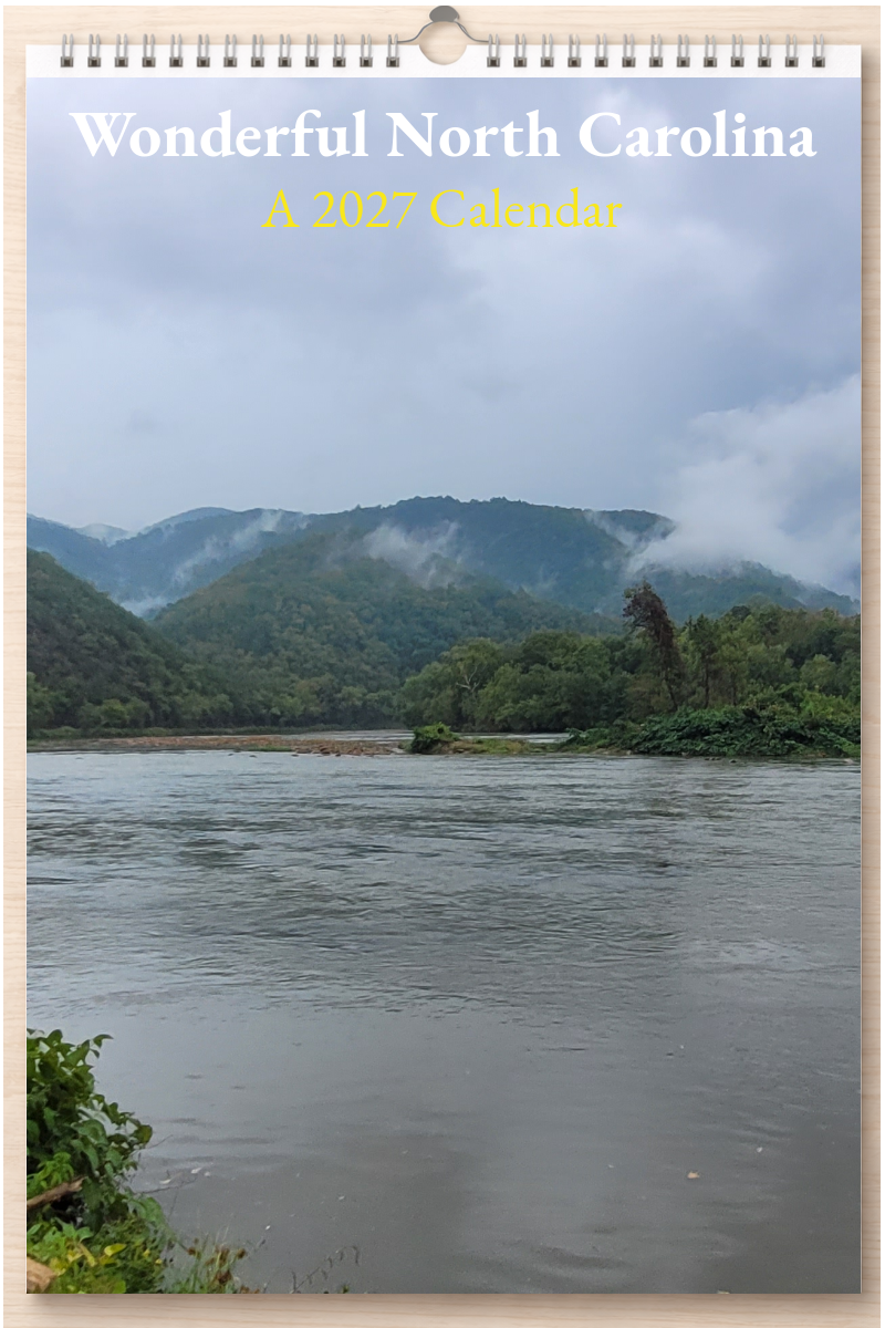 Wonderful North Carolina: A 2027 Calendar
