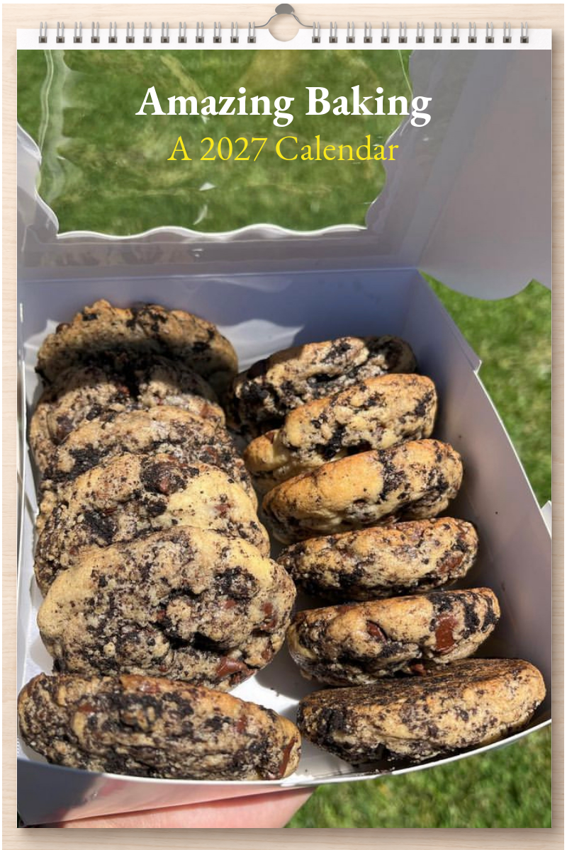 Amazing Baking: A 2027 Calendar