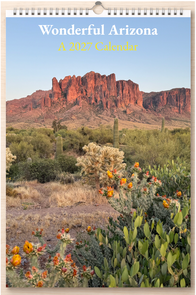 Wonderful Arizona: A 2027 Calendar