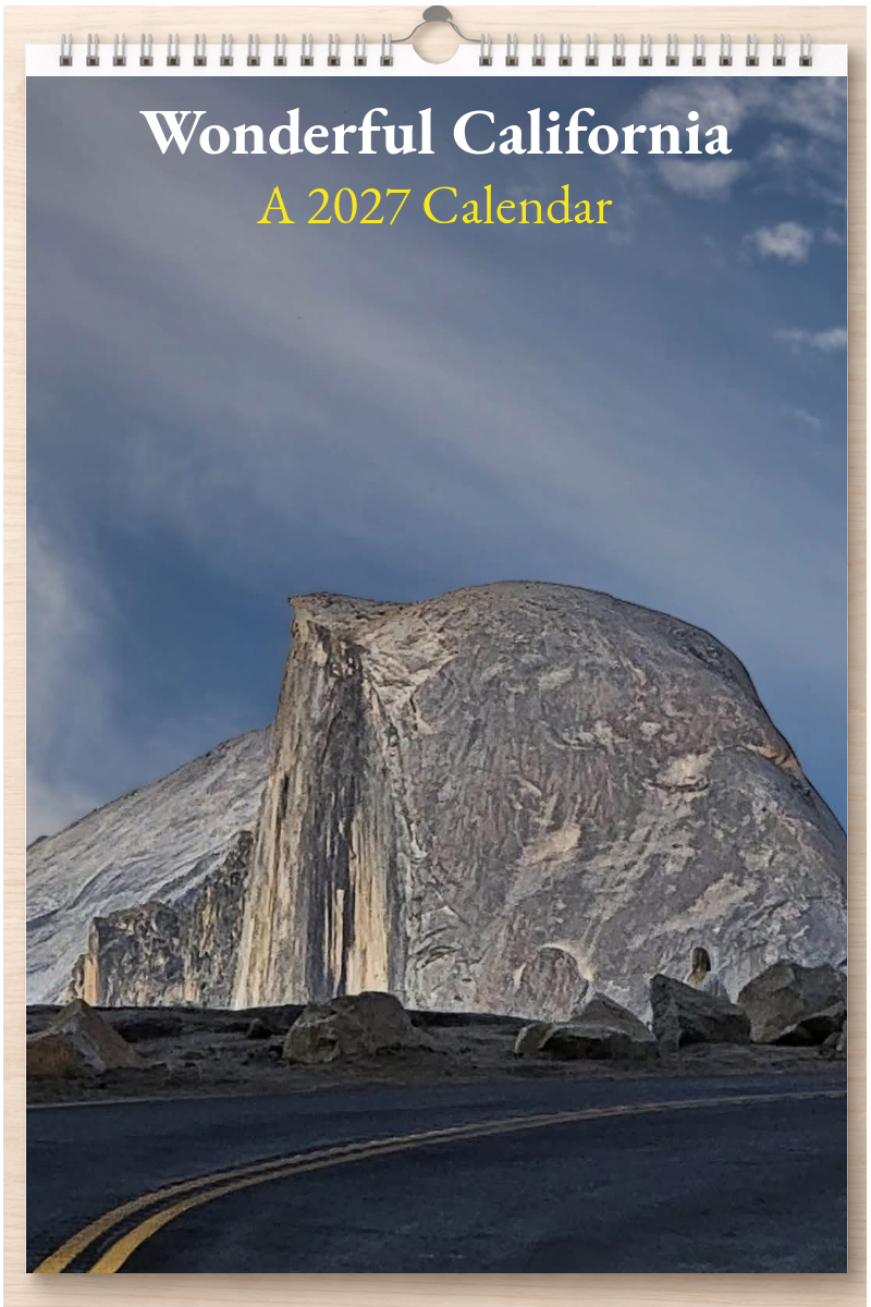 Wonderful California: A 2027 Calendar