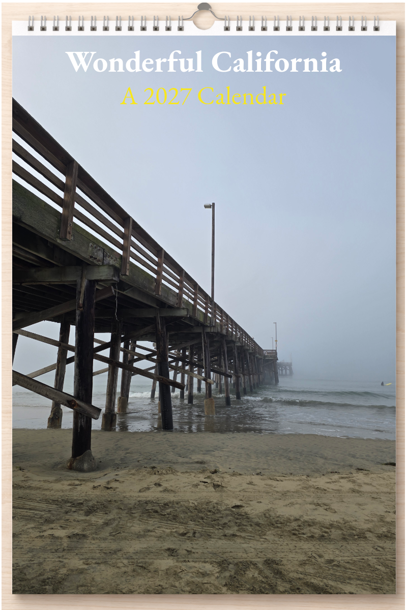 Wonderful California: A 2027 Calendar