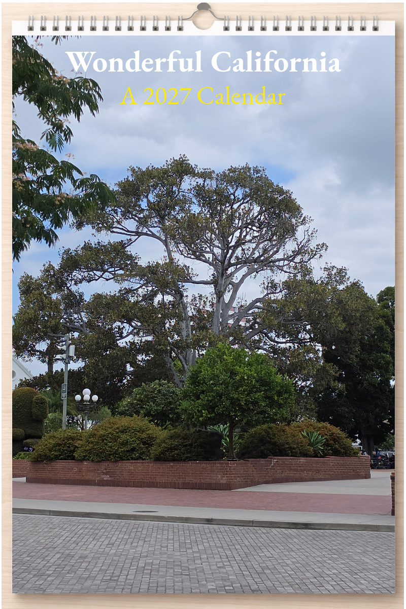 Wonderful California: A 2027 Calendar