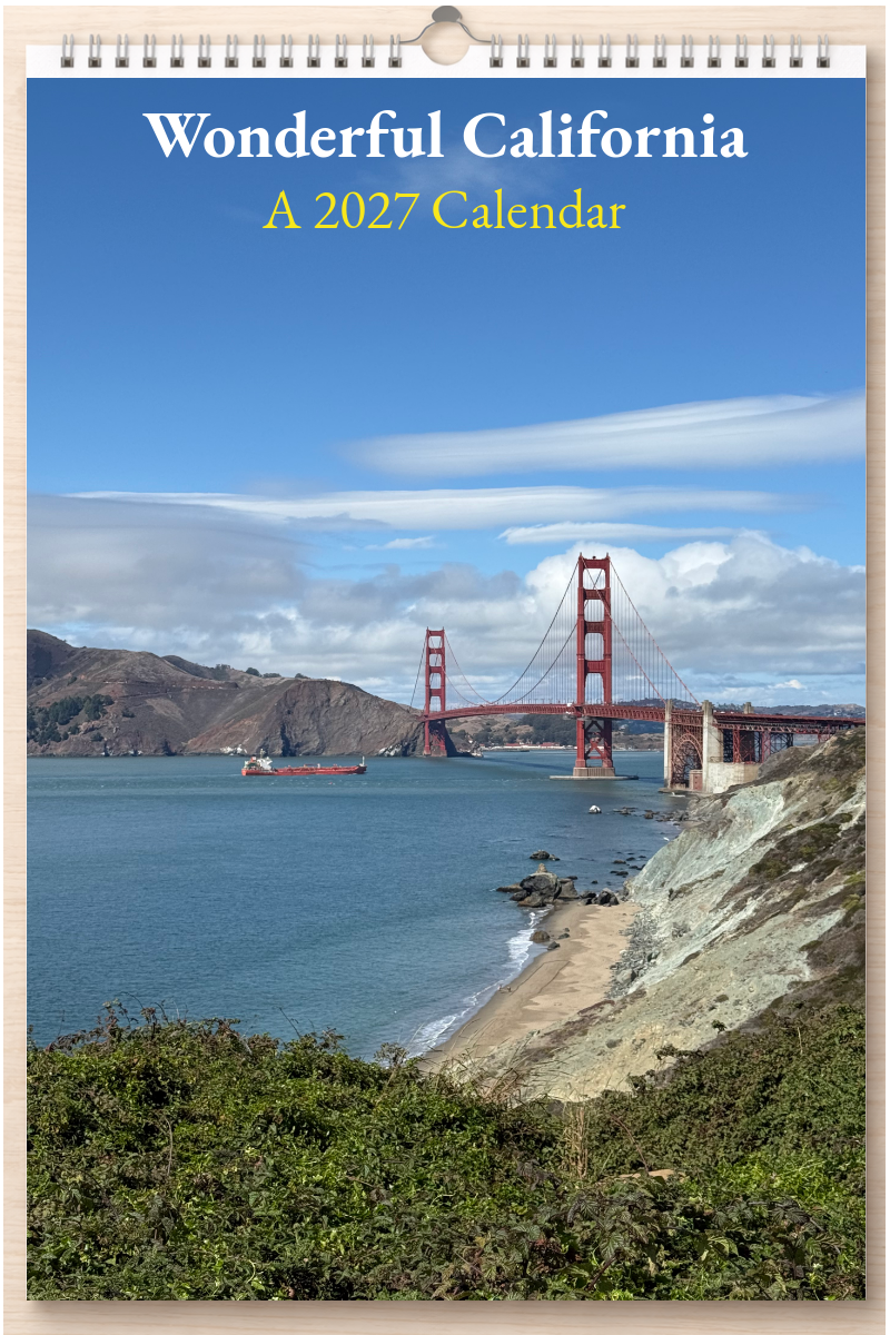 Wonderful California: A 2027 Calendar