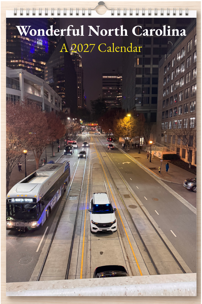 Wonderful North Carolina: A 2027 Calendar