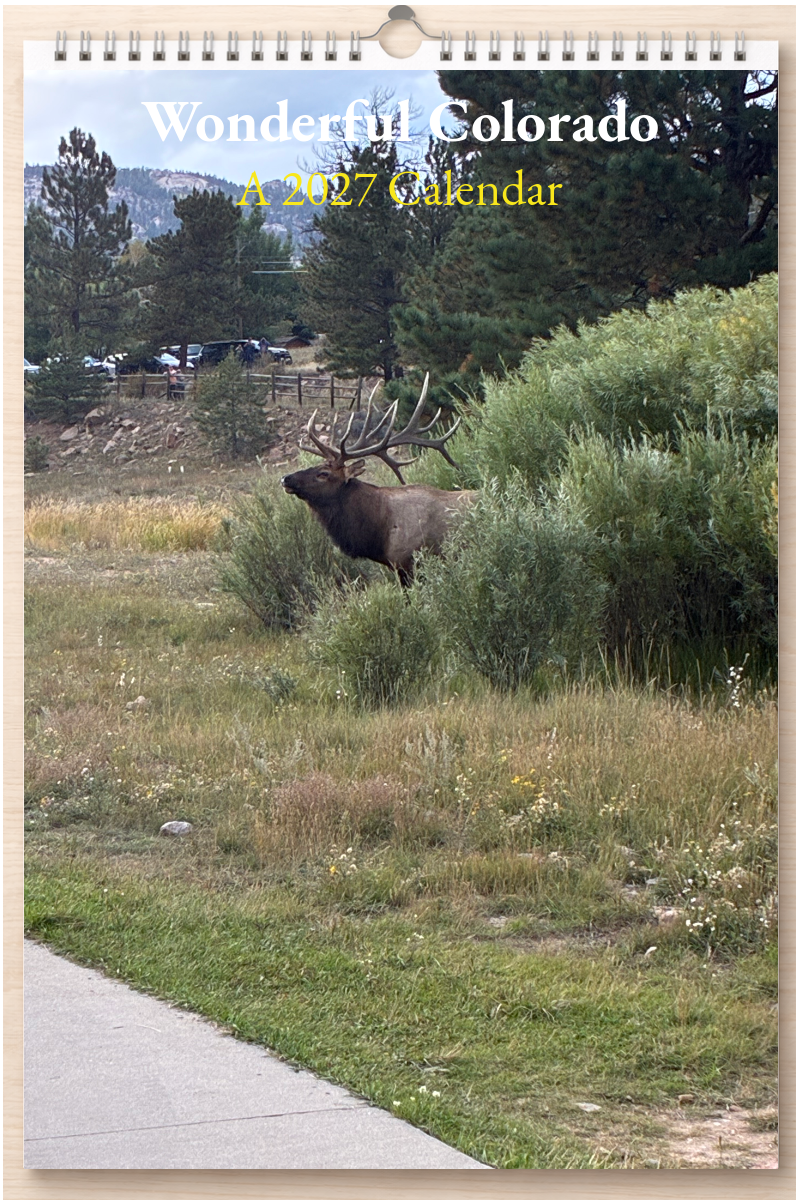 Wonderful Colorado: A 2027 Calendar
