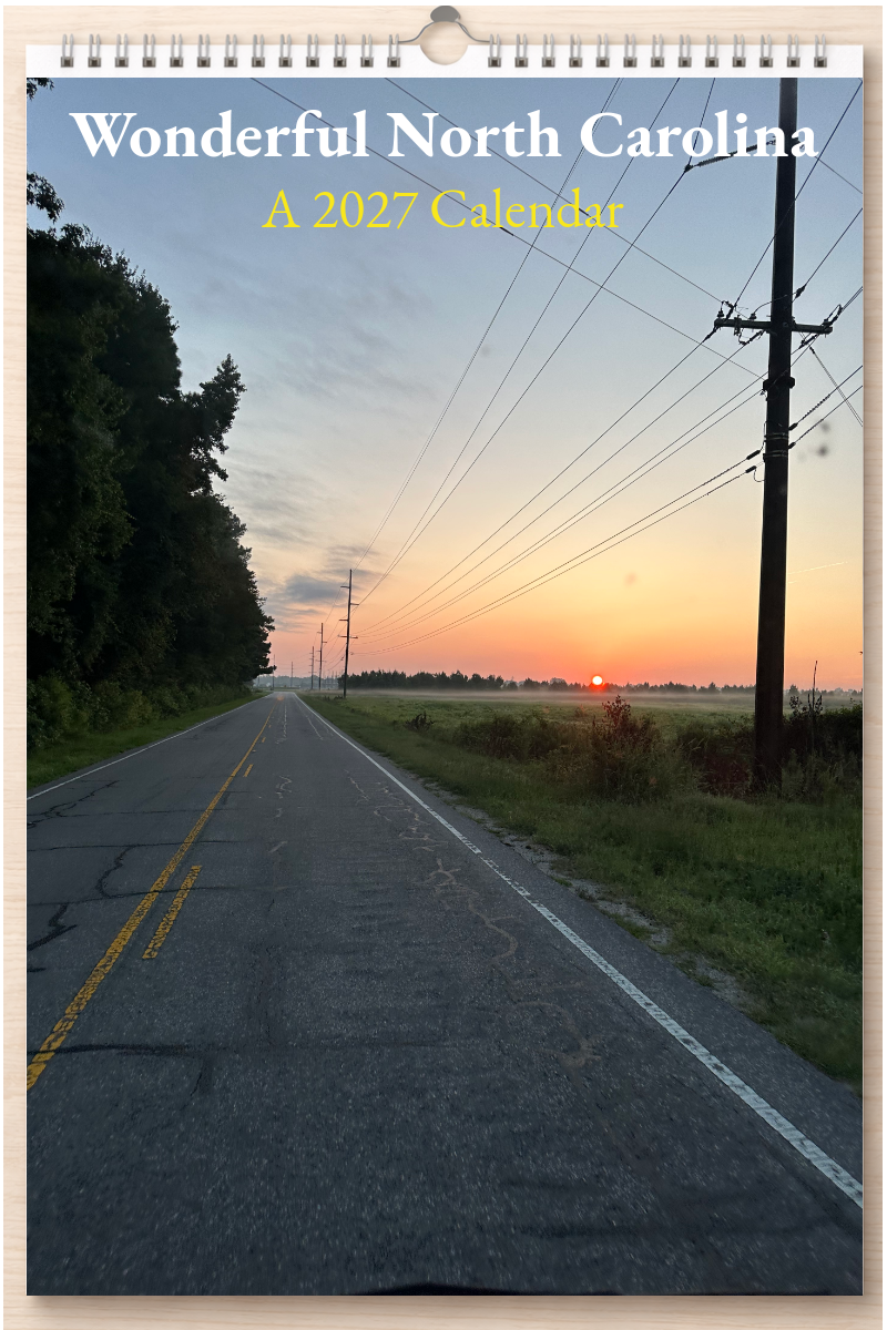 Wonderful North Carolina: A 2027 Calendar