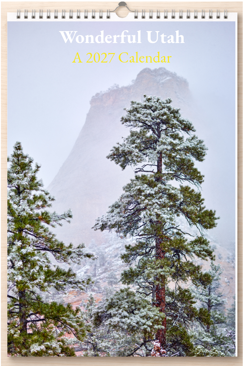 Wonderful Utah: A 2027 Calendar