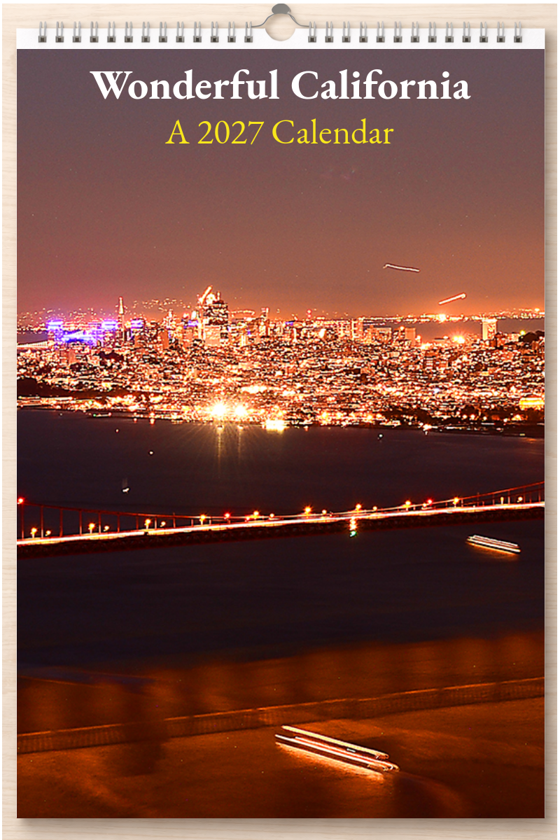 Wonderful California: A 2027 Calendar