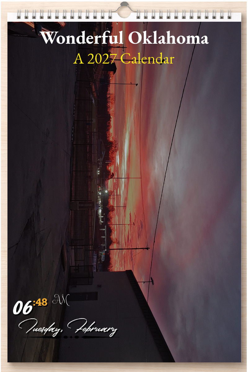 Wonderful Oklahoma: A 2027 Calendar