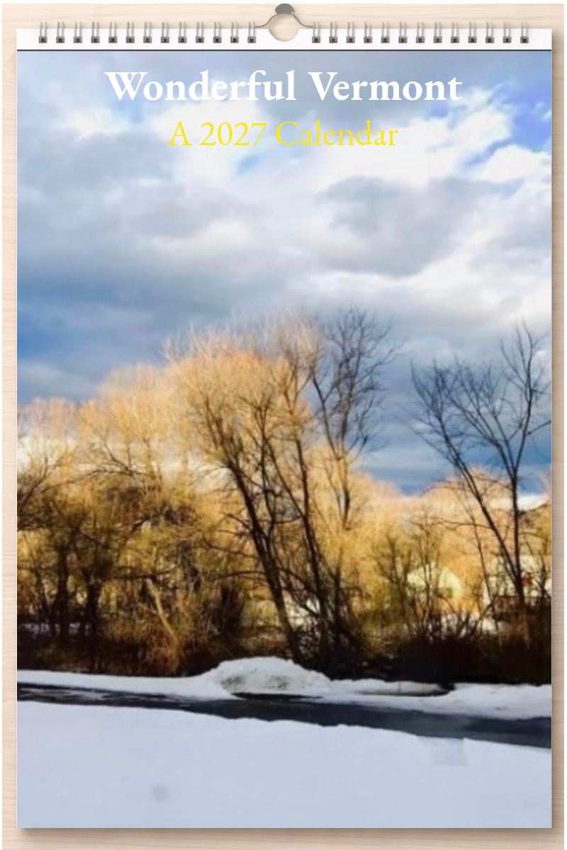 Wonderful Vermont: A 2027 Calendar