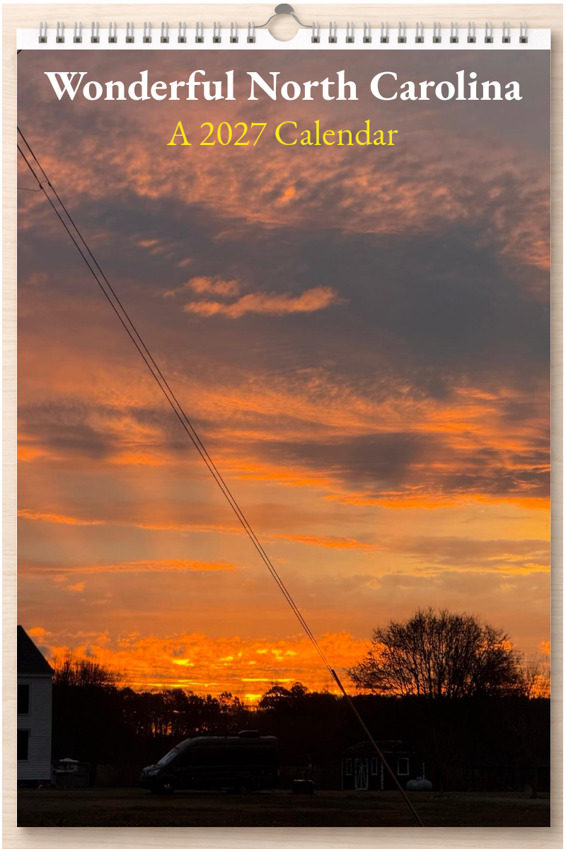 Wonderful North Carolina: A 2027 Calendar