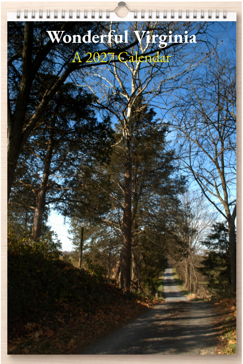 Wonderful Virginia: A 2027 Calendar