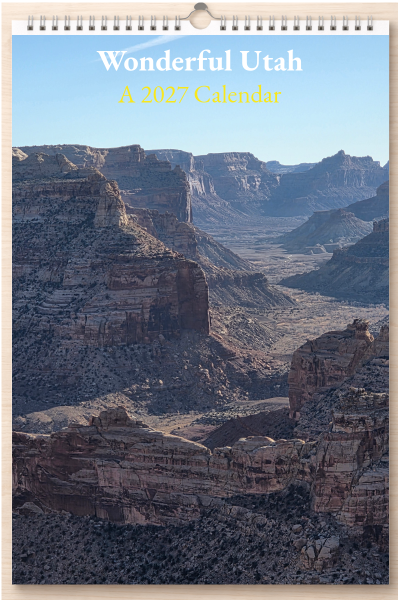 Wonderful Utah: A 2027 Calendar