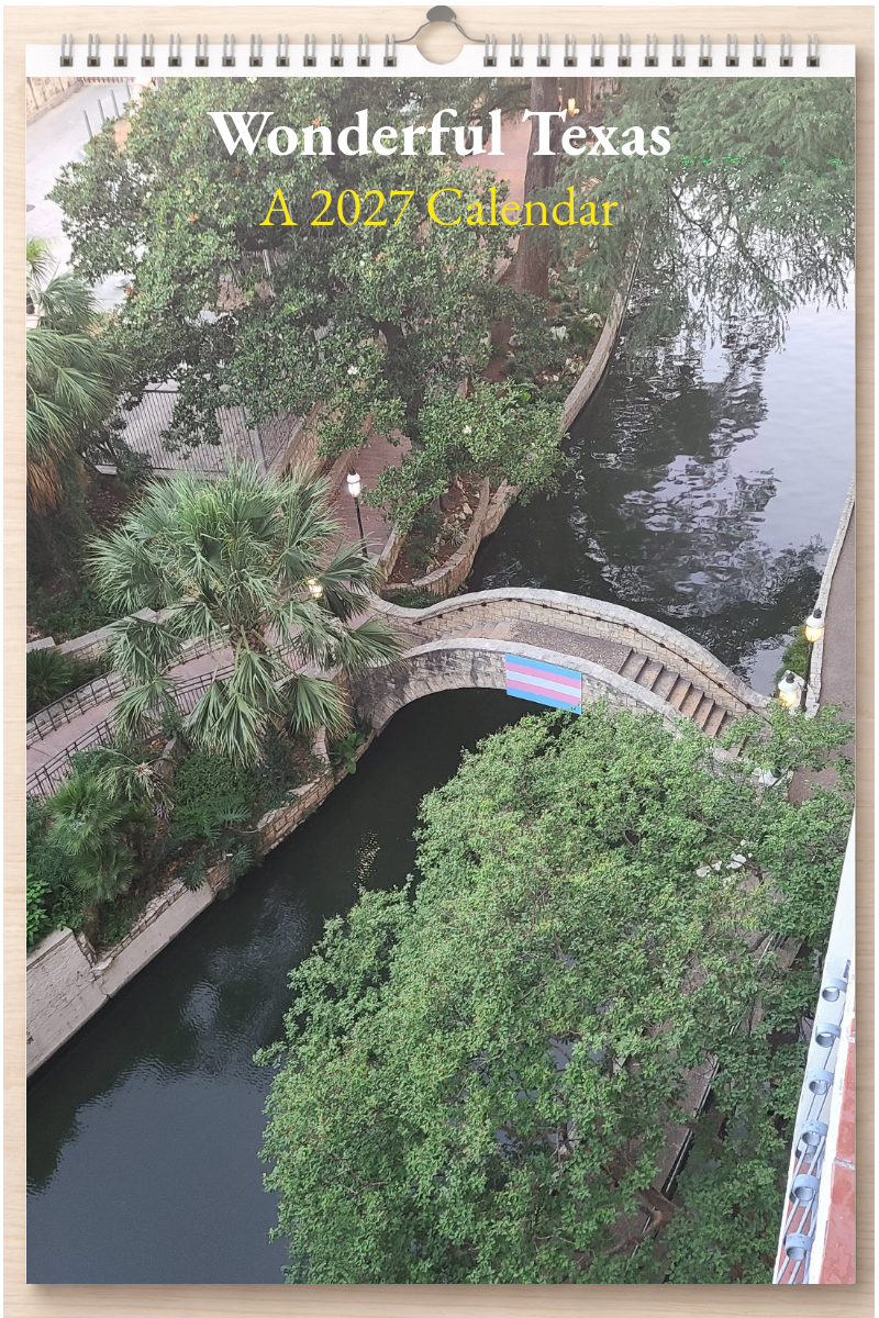 Wonderful Texas: A 2027 Calendar