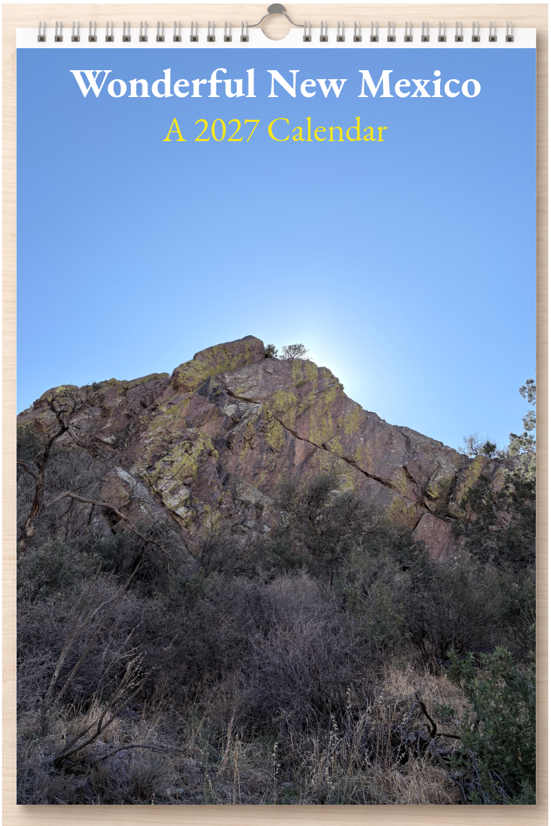 Wonderful New Mexico: A 2027 Calendar