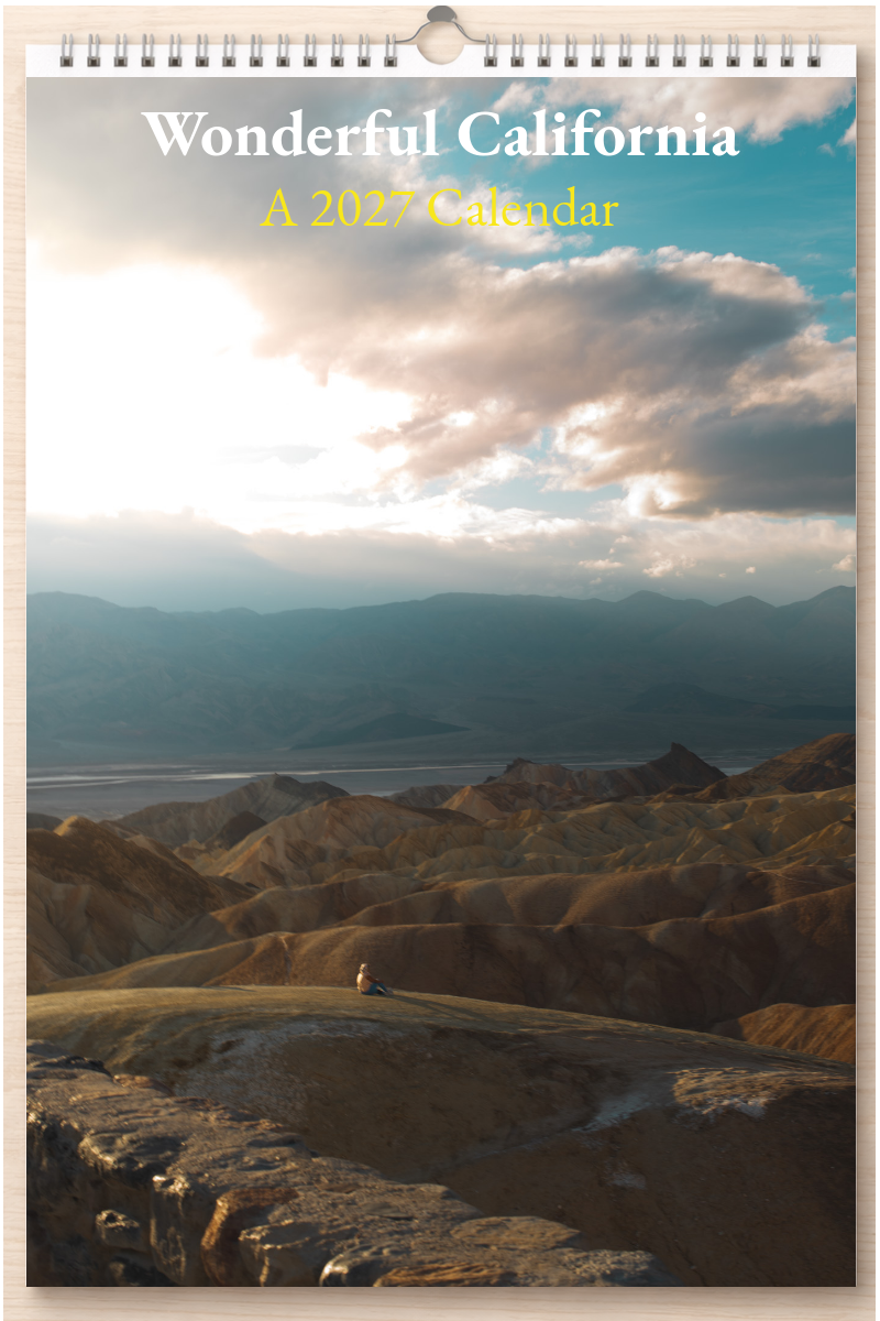 Wonderful California: A 2027 Calendar