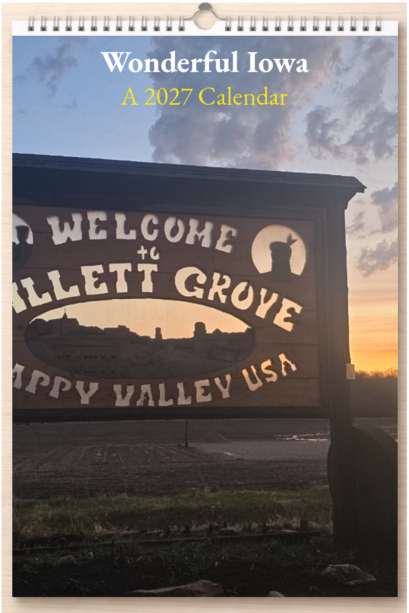 Wonderful Iowa: A 2027 Calendar