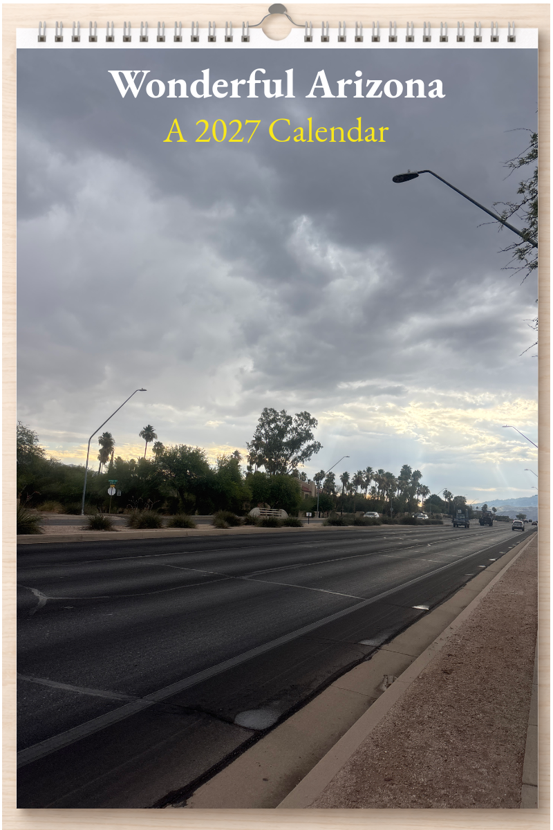 Wonderful Arizona: A 2027 Calendar