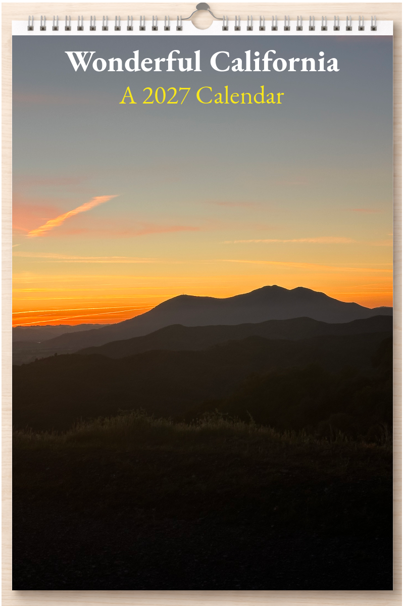 Wonderful California: A 2027 Calendar