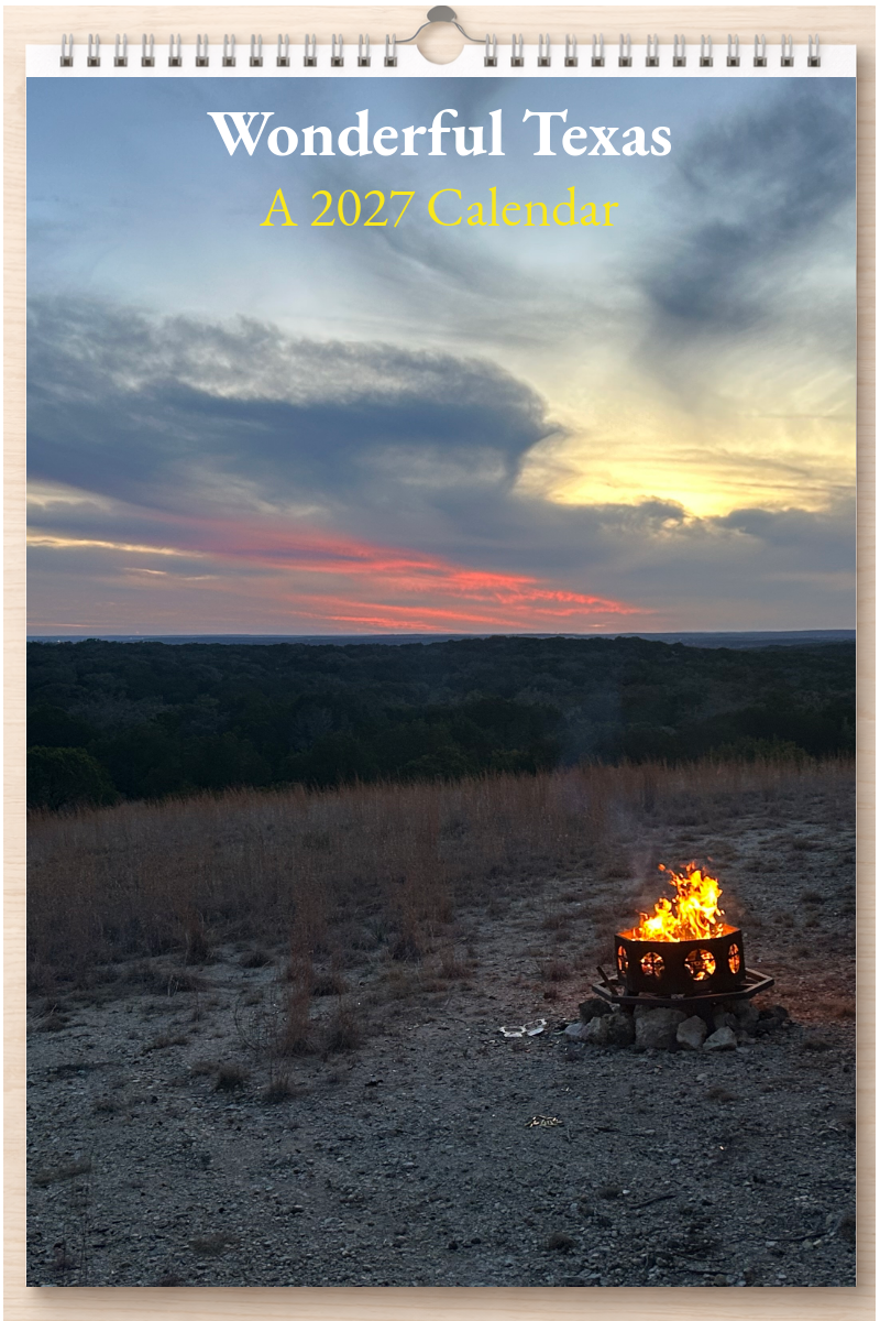 Wonderful Texas: A 2027 Calendar