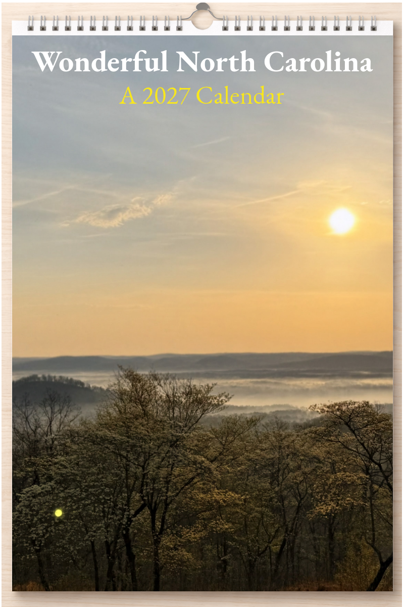 Wonderful North Carolina: A 2027 Calendar