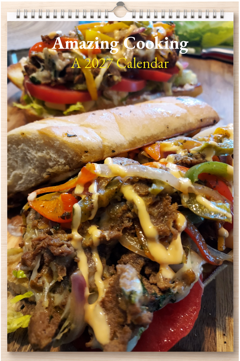 Amazing Cooking: A 2027 Calendar
