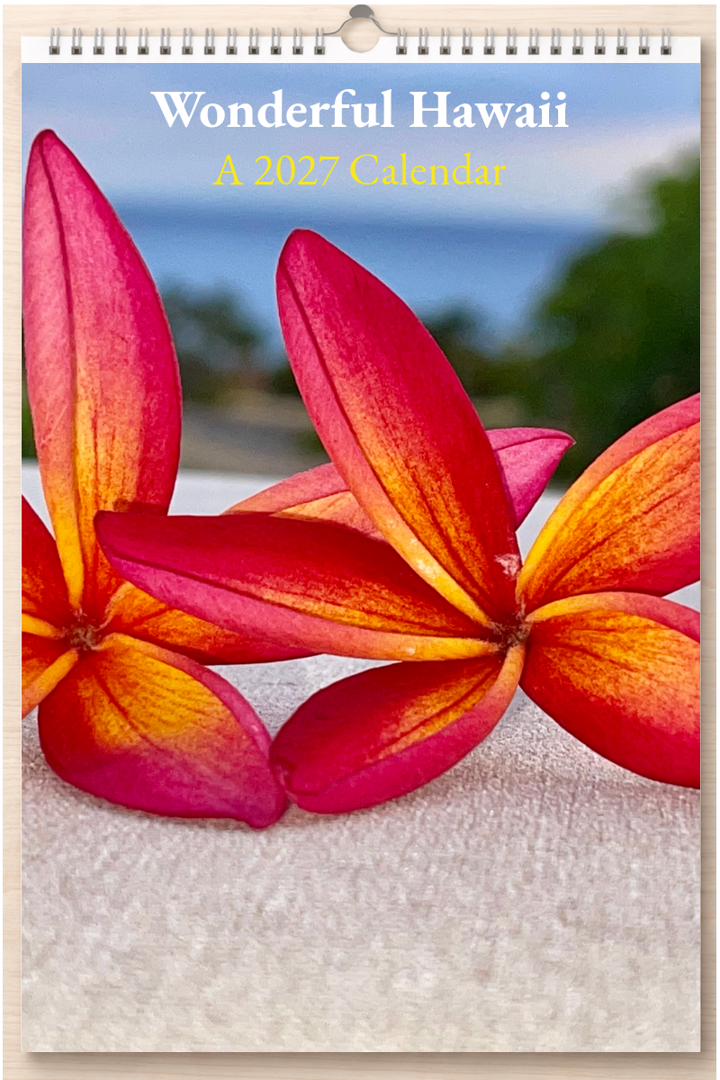 Wonderful Hawaii: A 2027 Calendar