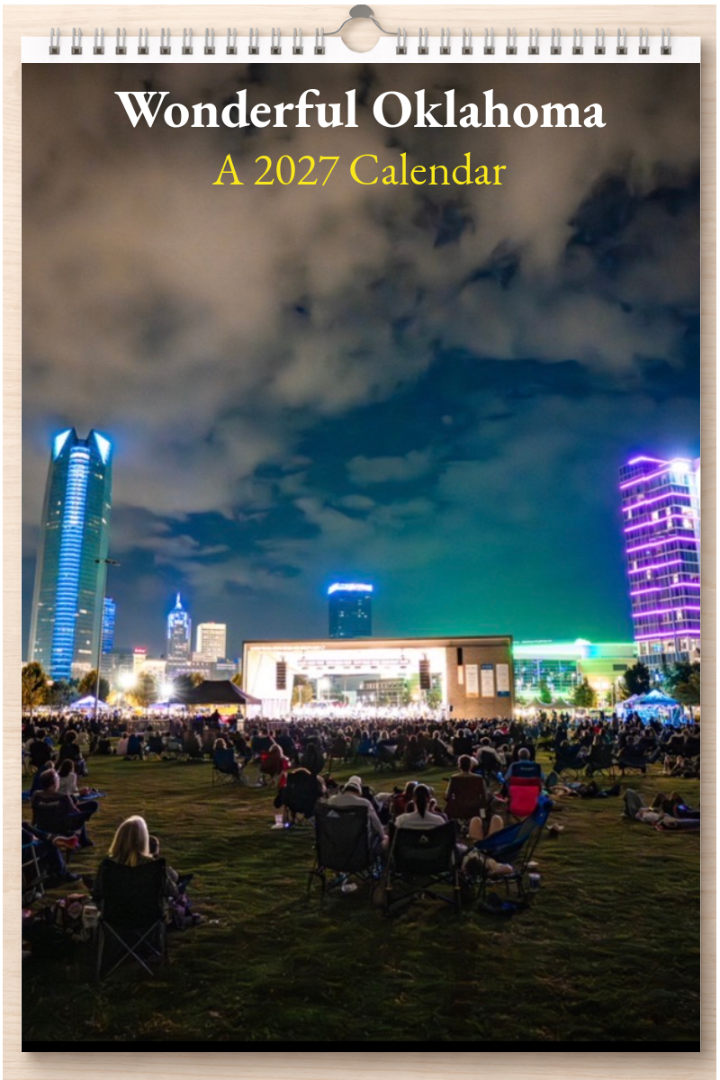 Wonderful Oklahoma: A 2027 Calendar