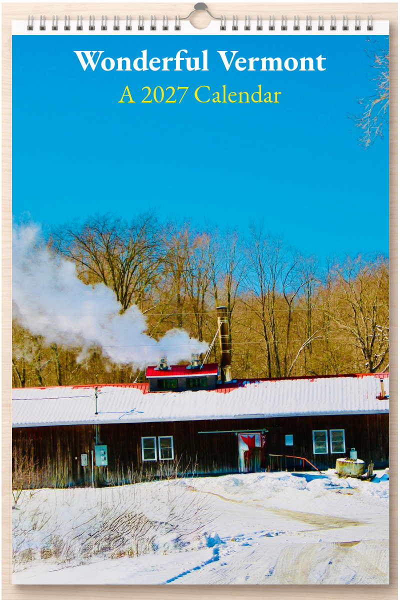 Wonderful Vermont: A 2027 Calendar