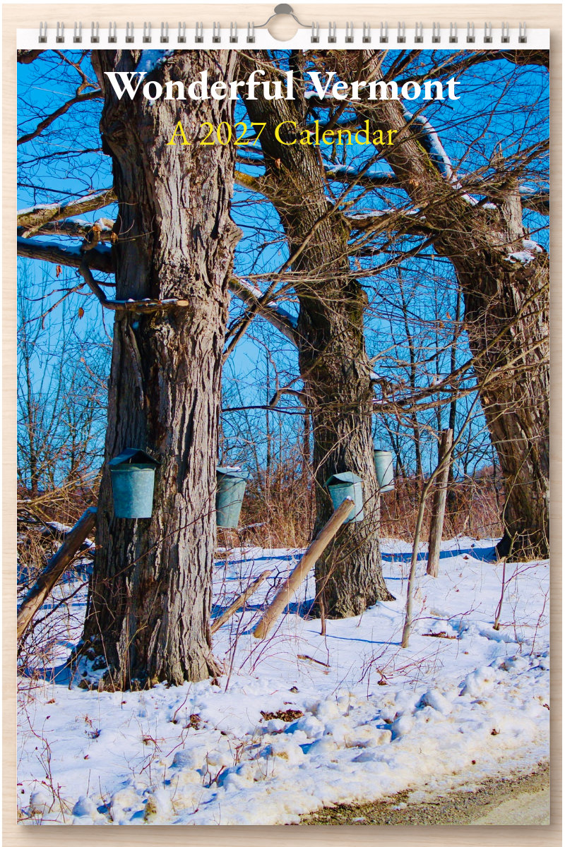 Wonderful Vermont: A 2027 Calendar