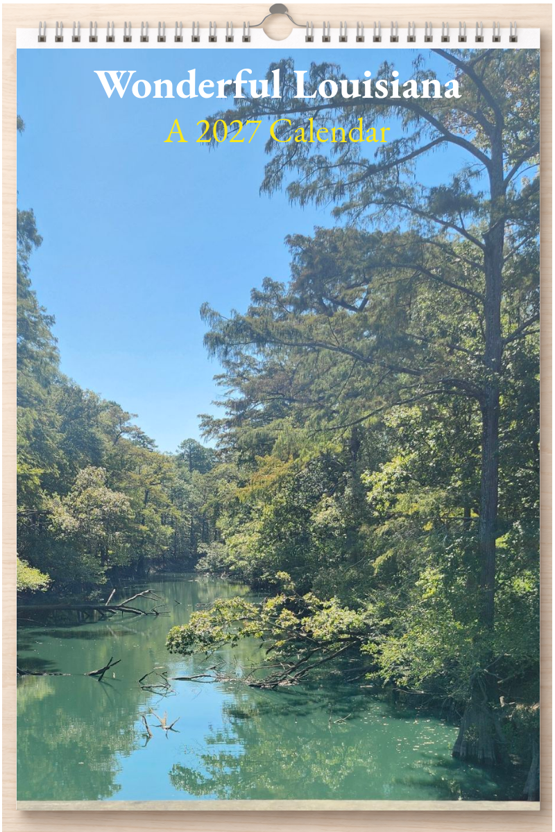 Wonderful Louisiana: A 2027 Calendar