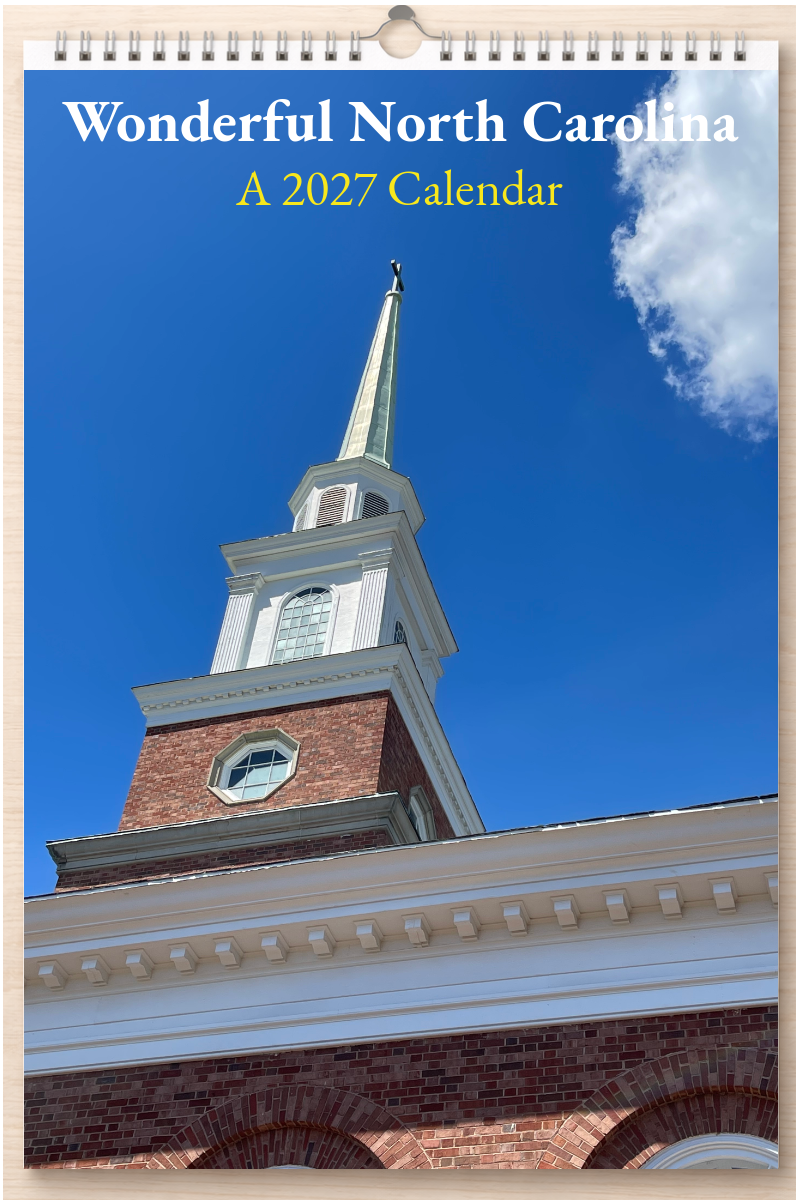 Wonderful North Carolina: A 2027 Calendar