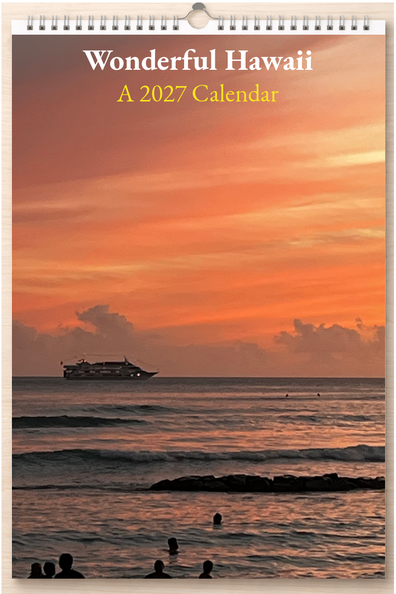 Wonderful Hawaii: A 2027 Calendar