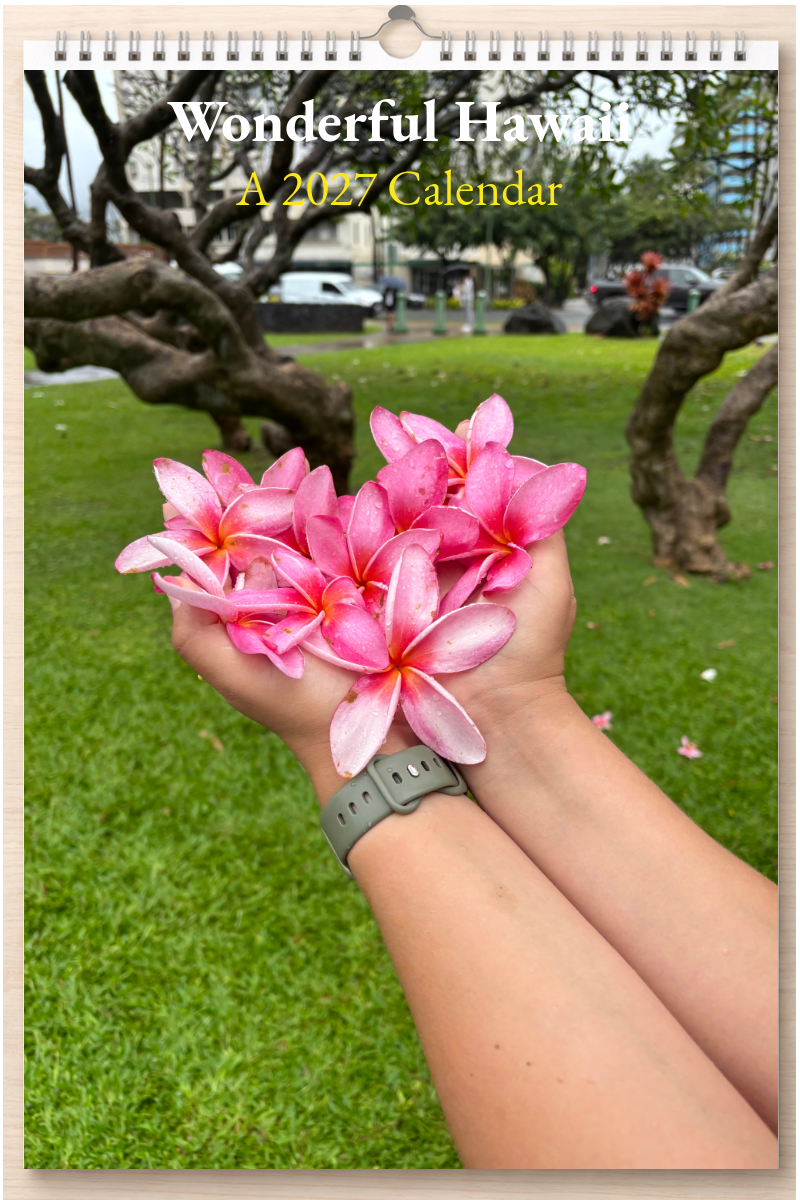 Wonderful Hawaii: A 2027 Calendar