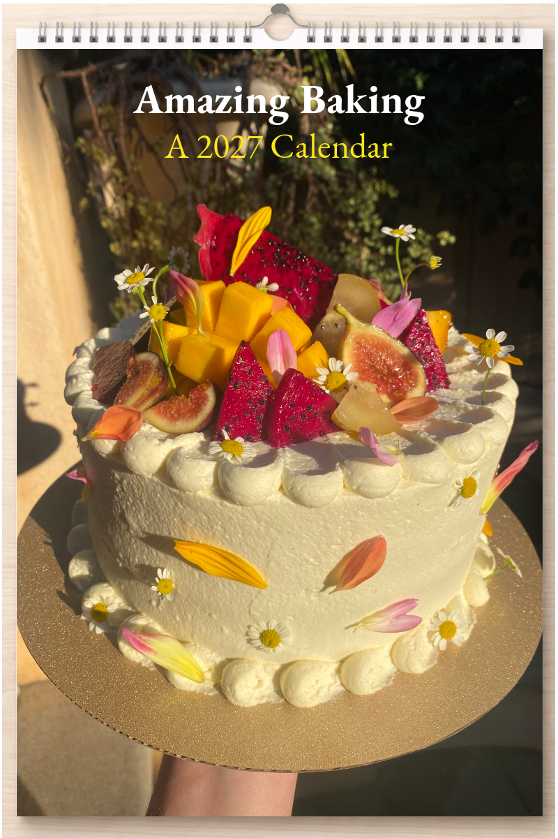 Amazing Baking: A 2027 Calendar