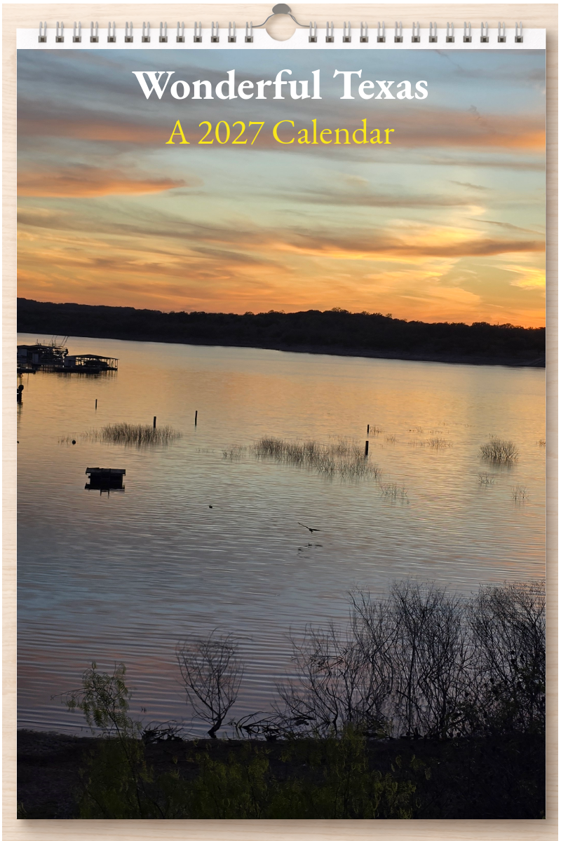 Wonderful Texas: A 2027 Calendar